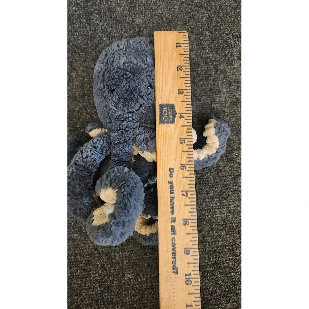 Jellycat Blue Octopus Plush Small Stuffed Animal Soft Toy Tentacles Cuddly